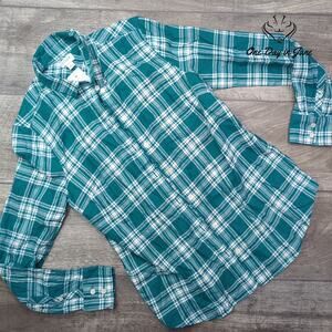 J.Crew Classic Flannel Shirt Size S